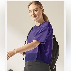 Athleta Zephyr Crop Tee